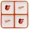 The Memory Company MLB 4 Section Square Ceramic Tray